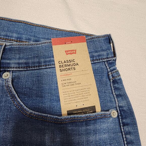 Levi's classic Bermuda shorts W34''x L19 men's - Picture 9 of 10